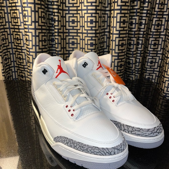 Air Jordan III 3 Retro White Cement Reimagined Men's Size 17 DN3707-100 NWOB - Picture 5 of 10